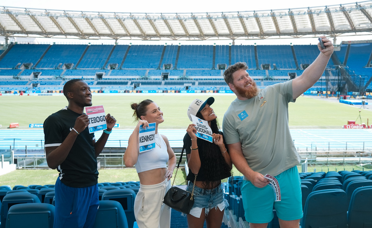 Roma full of gold press conference highlights Wanda Diamond League